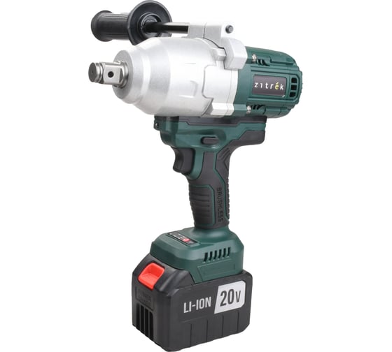 Гайковерт аккумуляторный бесщеточный Zitrek Crusher 20 PRO MAX в кейсе, 20В, 2000 Нм, 2x6,0Ач 085-1023