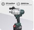 Гайковерт аккумуляторный бесщеточный Zitrek Crusher 20 PRO MAX в кейсе, 20В, 2000 Нм, 2x6,0Ач 085-1023 13