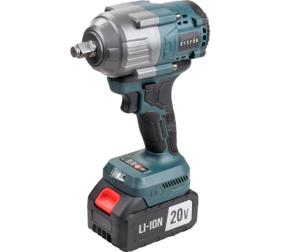 Аккумуляторный бесщеточный гайковерт Zitrek Crusher 20 PRO в кейсе, 20В, 800 Нм, 2x4.0Ач 085-1020