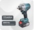Гайковерт аккумуляторный бесщеточный Crusher 20 PRO в кейсе Zitrek 20В, 800 Нм, 2х4.0Ач 085-1020 2
