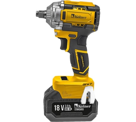 Гайковерт ударный аккумуляторный Kolner 18V UNI-M, BL, 280 Нм, KWI 18-280BLV-2K, 1/2" 8022300044