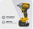 Гайковерт ударный аккумуляторный Kolner 18V UNI-M, BL, 280 Нм, KWI 18-280BLV-2K, 1/2" 8022300044 11