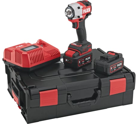 Аккумуляторный ударный гайковерт FLEX IW 1/2 400 18.0-EC 5.0/Set 531504