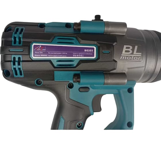 Гайковерт аккумуляторный ударный AktiTool BG203 (3000 Н·м, 20 В, 2 Li-ion аккум. 6000 mAh) 101307