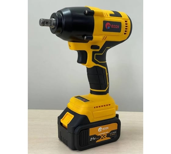 Аккумуляторный ударный гайковерт EDON AAW-21/600BL 25090