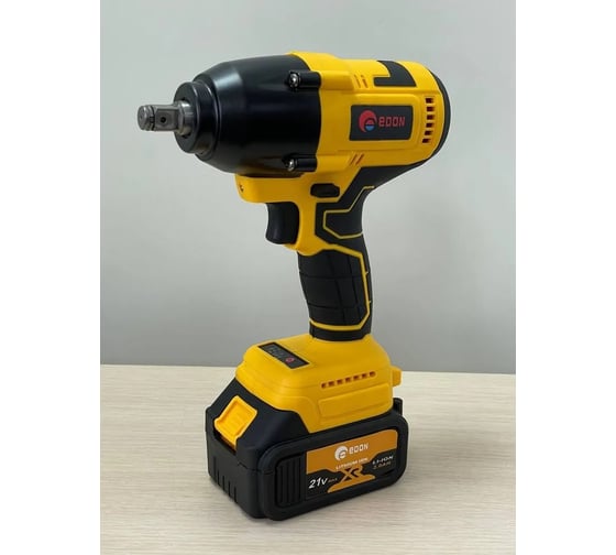 Аккумуляторный ударный гайковерт EDON AAW-21/600BL 25090
