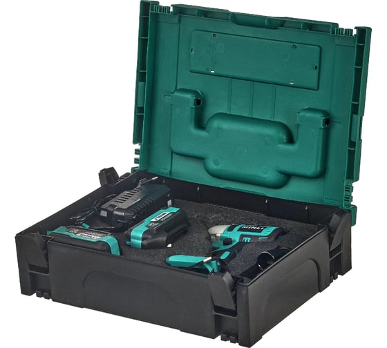 Аккумуляторный бесщеточный ударный гайковёрт MINLI 1/2 350N.m Li-ion 18Vx2 DC802-4.0A