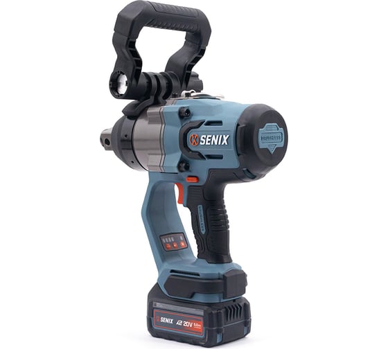 Гайковерт ударный аккумуляторный SENIX X2 20V, 2000Нм, 0-1650 об/мин PDWX2-M6-EU-0