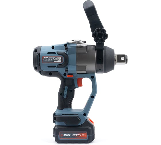 Гайковерт ударный аккумуляторный SENIX X2 20V, 2000Нм, 0-1650 об/мин PDWX2-M6-EU-0