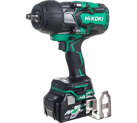 Аккумуляторный ударный гайковерт Hikoki WR36DB BL 1130Нм, 36В 2х2.5Ач WR36DBRGZ 1