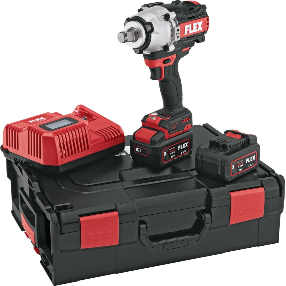 АккумуляторныйударныйгайковертFLEXIW3/4160018-EC/5.0Set532074