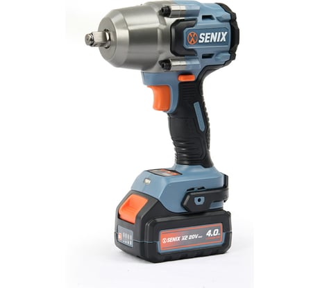 Гайковерт ударный аккумуляторный SENIX X2 20V, 750Нм, 0-2300 об/мин., PDWX2-M7-EU-0