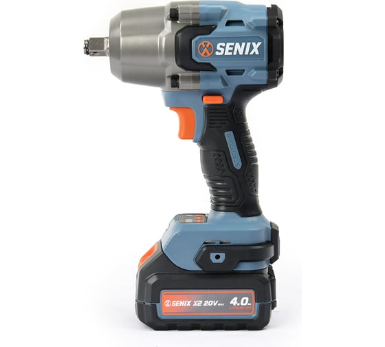 Гайковерт ударный аккумуляторный SENIX X2 20V, 750Нм, 0-2300 об/мин., PDWX2-M7-EU-0