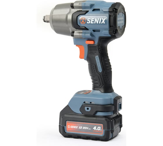 Гайковерт ударный аккумуляторный SENIX X2 20V, 750Нм, 0-2300 об/мин., PDWX2-M7-EU-0