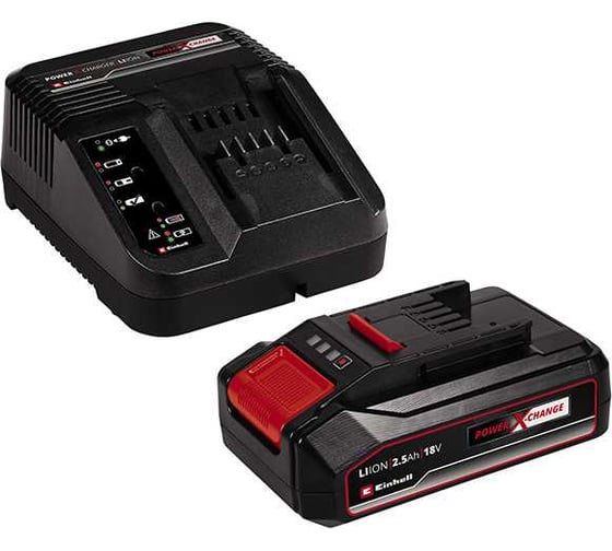 Гайковерт ударный аккумуляторный Einhell PXC Impaxxo 18/230, 18 В, BL, 230 Нм, 1/2" + 1 акк. 2.5 Ач + ЗУ 4510080SET