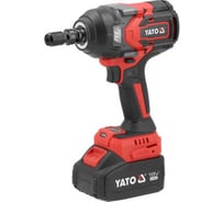 Аккумуляторный бесщеточный ударный гайковерт YATO 18 В, 1/2", 1000 Нм YT-828071