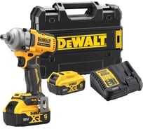 Аккумуляторный гайковерт Dewalt DCF892P2T, 18 В, 1084 Нм, 3250 уд/мин, с 2 АКБ 5 Ач и ЗУ, в кейсе TSTAK DCF892P2T-QW