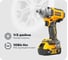 Аккумуляторный гайковерт Dewalt DCF892P2T, 18 В, 1084 Нм, 3250 уд/мин, с 2 АКБ 5 Ач и ЗУ, в кейсе TSTAK DCF892P2T-QW 3
