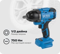 Аккумуляторный ударный гайковерт BULL SC 1807 Xcase, XLTpro, бесщеточный, 18 В, 750 Н*м, 1/2", 1x4 А*ч, з/у 4 А 1329722