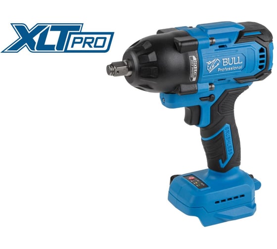 Аккумуляторный ударный гайковерт BULL SC 1807 в кор. XLTpro SOLO бесщеточный, 18 В, 750 Н*м, 1/2" 1329721