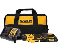 Аккумуляторный угловой гайковерт Dewalt DCF512D1, с трещоткой, 18 В, 95 Нм, 250 об/мин, с АКБ 2 Ач и ЗУ, в сумке DCF512D1-QW