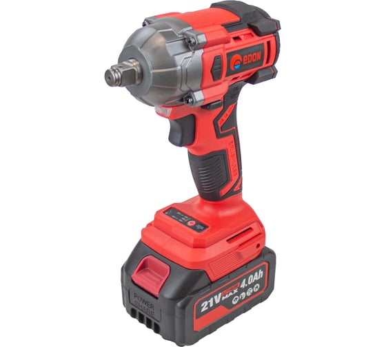 Гайковерт ударный аккумуляторный EDON UAW-21/300CBL 28015