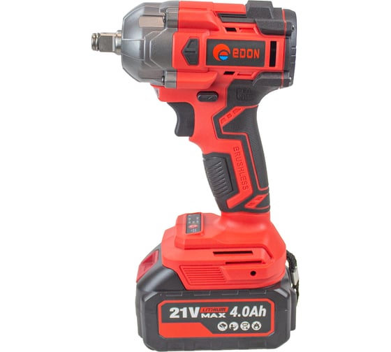 Гайковерт ударный аккумуляторный EDON UAW-21/300CBL 28015