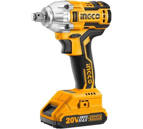 Аккумуляторный бесщеточный ударный гайковерт INGCO CIWLI2001