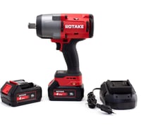 Гайковерт аккумуляторный ударный Rotake 3/4, 1980 Нм, 18В, акб (4Ач), 2шт, в кейсе RC-8813