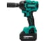 Гайковерт аккумуляторный ударный бесщеточный Titan Pro, 550 Нм, 20 В, 2 АКБ (4 Ач), ударные головки 1/2 в наборе Rokodil 1050005 10