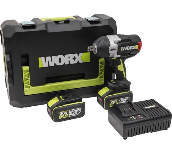 Аккумуляторный ударный гайковерт WORX Professional WU273.2