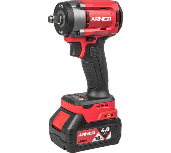 Гайковерт ударный аккумуляторный бесщеточный Arnezi 1/2", 680Нм, 18В, 4.0А*ч R9000004