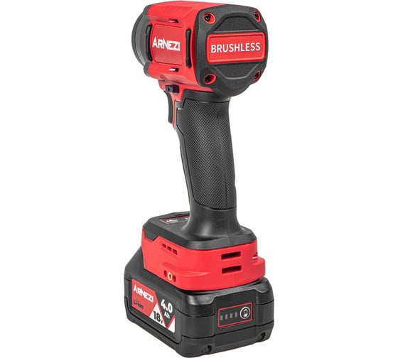 Гайковерт ударный аккумуляторный бесщеточный Arnezi 1/2", 680Нм, 18В, 4.0А*ч R9000004