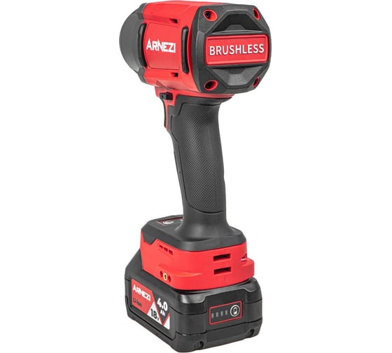 Гайковерт ударный аккумуляторный бесщеточный Arnezi 1/2", 1180Нм, 18В, 4.0А*ч R9000005