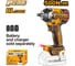 Аккумуляторный гайковерт INGCO BL 20В 500Hm 1/2 без АКБ и ЗУ SUPER INDUSTRIAL CIWLI20501 2