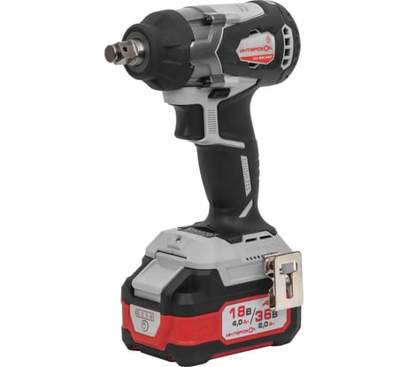 Бесщеточный ударный аккумуляторный гайковерт Интерскол ГАУ-400/36ВЭ Li-ion АПИ (кейс, 2 аккум. 2,0Ач, ЗУ) 859.2.2.70