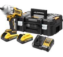 Аккумуляторный гайковерт Dewalt DCF961H2T, 18 В, 2372 Нм, 1890 уд/мин, с 2 АКБ 5 Ач и ЗУ, в кейсе TSTAK DCF961H2T-QW