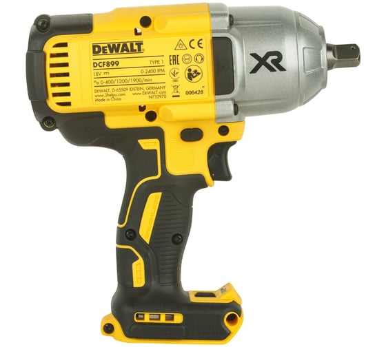Аккумуляторный гайковерт Dewalt DCF899P1, 18 В, 950 Нм, 2400 уд/мин, с АКБ 5 Ач и ЗУ, в кейсе TSTAK DCF899P1-QW