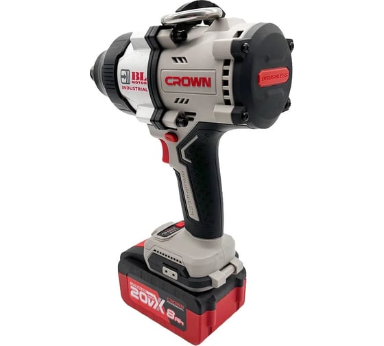Гайковерт ударный аккумуляторный CROWN BL CT22056HX-8SC4 BMC