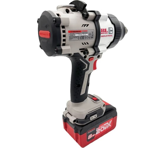 Гайковерт ударный аккумуляторный CROWN BL CT22056HX-8SC4 BMC