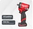 Аккумуляторный гайковерт Milwaukee M12 FCIWF12G3-502X 4933493455 11