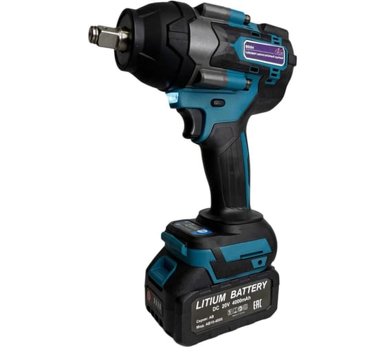 Гайковерт аккумуляторный ударный AktiTool BG204 SET (700 H*m, 20В, Li-ion аккумулятор 4000 mAh 2 шт, ЗУ, набор головок, кейс) 101311 1