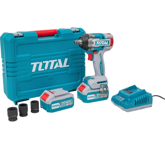 Ударный гайковерт 1/2” 20В TOTAL TIWLI2050