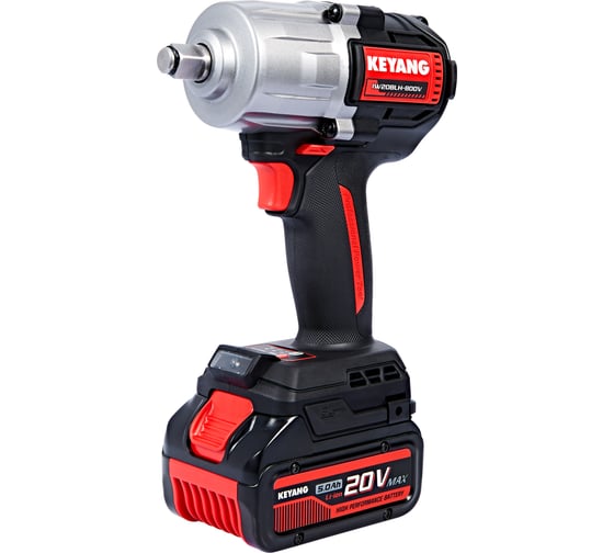 Аккумуляторный ударный гайковерт KEYANG IW20BLH-800V (Set)