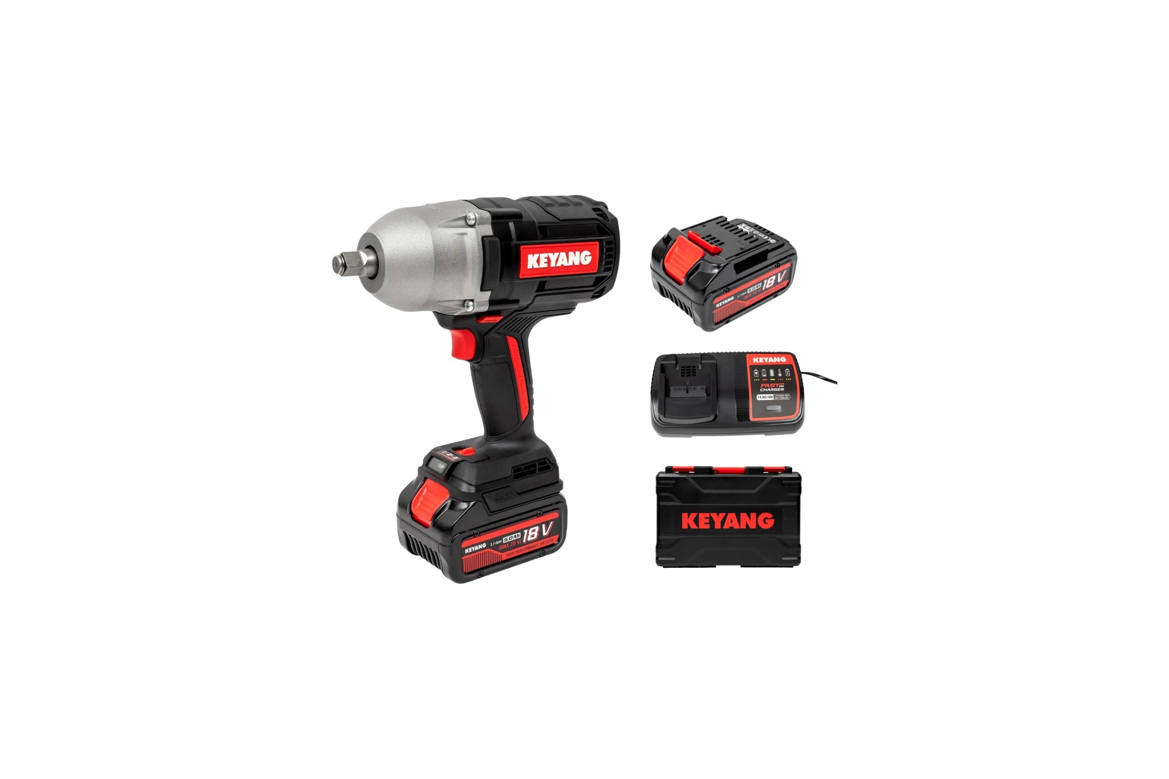 АккумуляторныйударныйгайковертKEYANG2АКБ5А*чIW20BLH-1000V(Set)