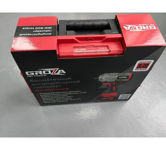 Аккумуляторный гайковерт Grozatools iBW-800 Torque G0202