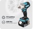 Аккумуляторный ударный гайковерт Makita LXT BL DTW300RTJ 10