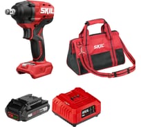 Набор SKIL Аккумуляторный гайковерт IW6720 (IW6720SE00+CB5197SE11+BG3224SE00) 9-1-008