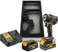 Аккумуляторный гайковерт Dewalt DCF923P2G, 18 В, 610 Нм, 3550 уд/мин, с 2 АКБ 5 Ач и ЗУ, в чехле DCF923P2G-QW