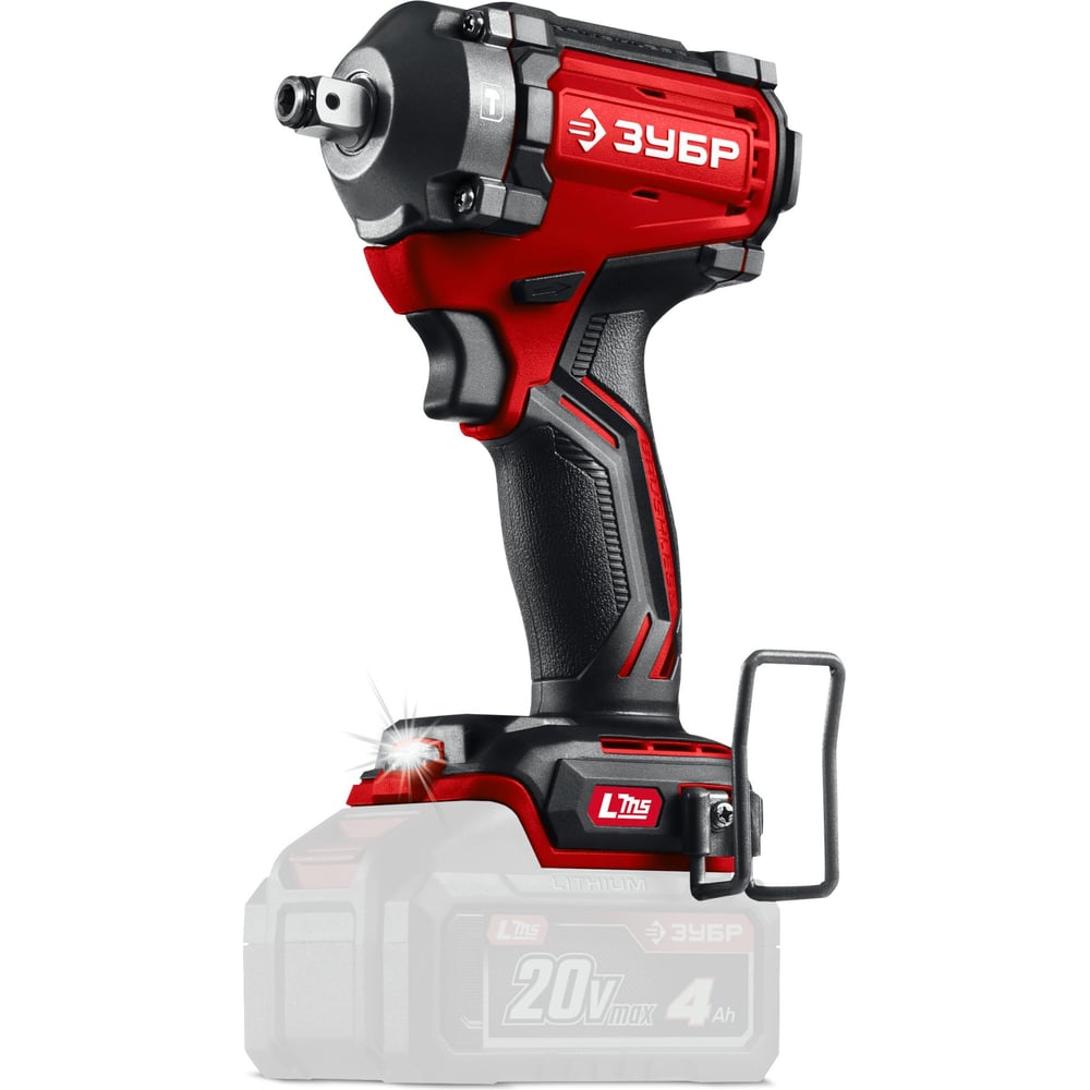 БесщеточныйударныйгайковертЗУБР20В,350Н·м,безАКБ(LMS)ГБУ-350